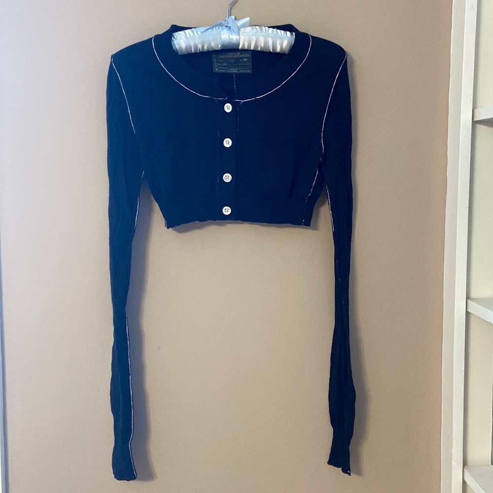 All Saints Cropped College Cardigan UK size 6
